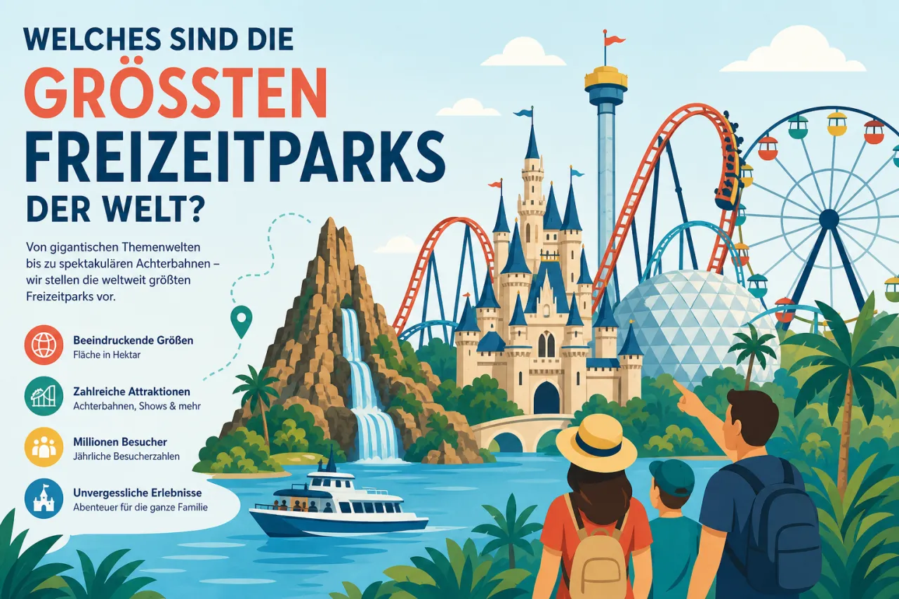 Welches sind die größten Freizeitparks der Welt?