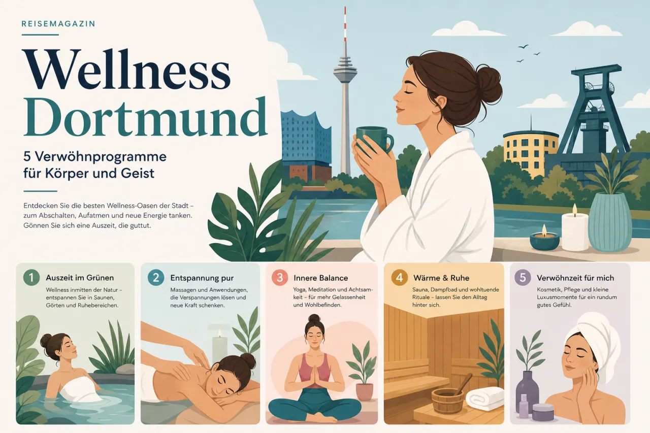 Wellness Dortmund: 5 Verwöhnprogramme für Körper und Geist