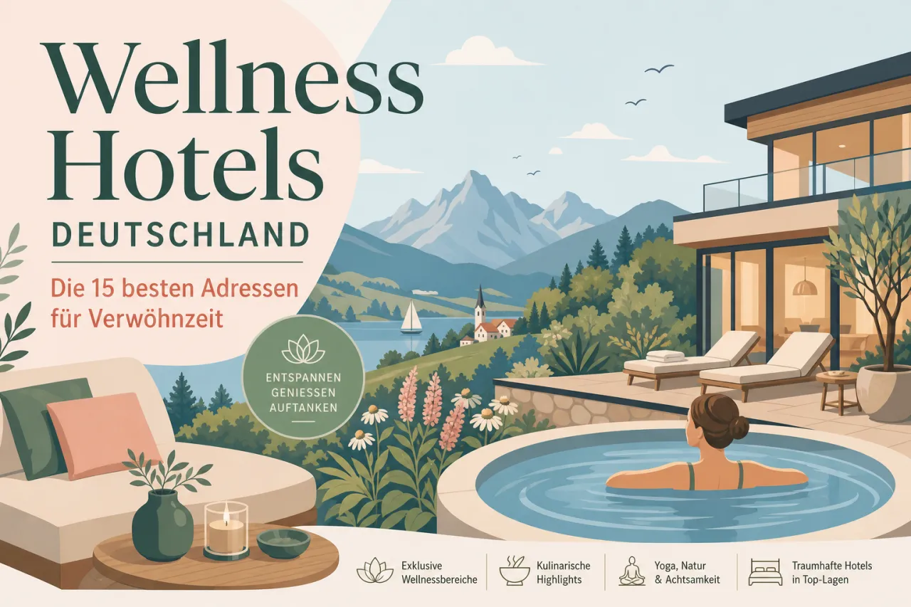 Wellness Hotels Deutschland: Die 15 besten Adressen für Verwöhnzeit