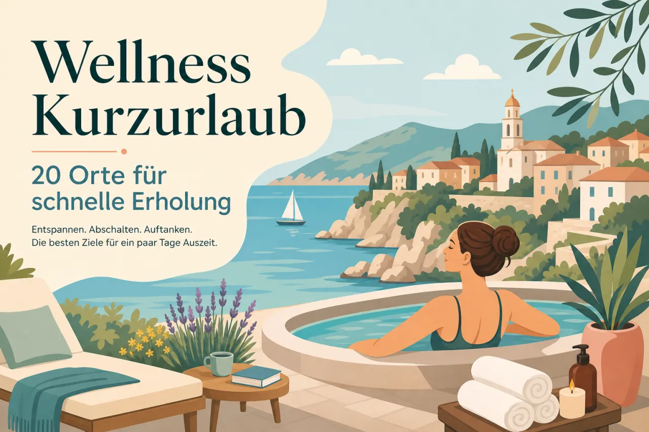 Wellness Kurzurlaub: 20 Orte für schnelle Erholung