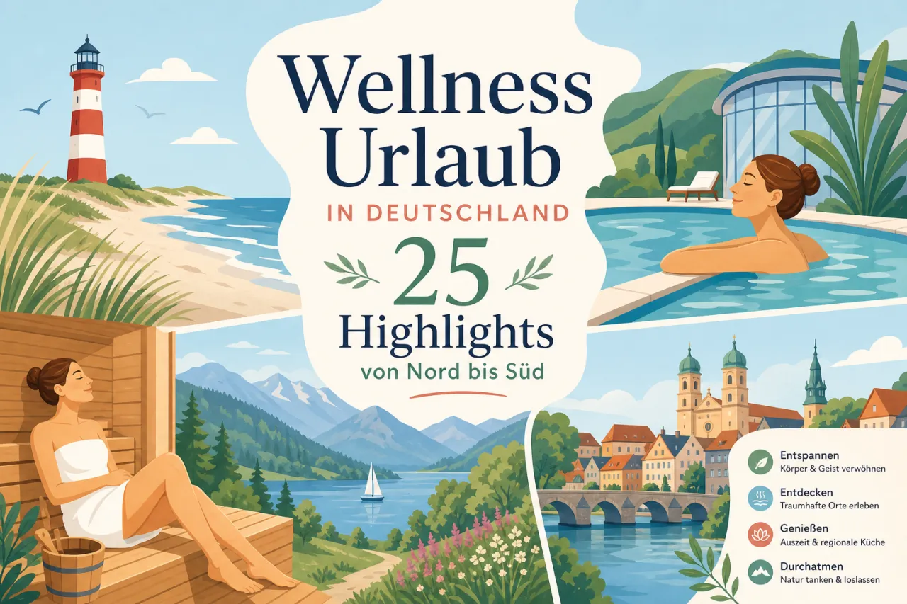 Wellness Urlaub in Deutschland: 25 Highlights von Nord bis Süd