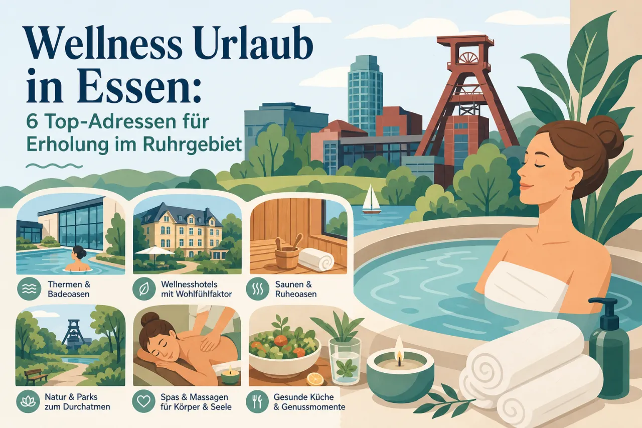 Wellness Urlaub in Essen: 6 Top-Adressen für Erholung im Ruhrgebiet