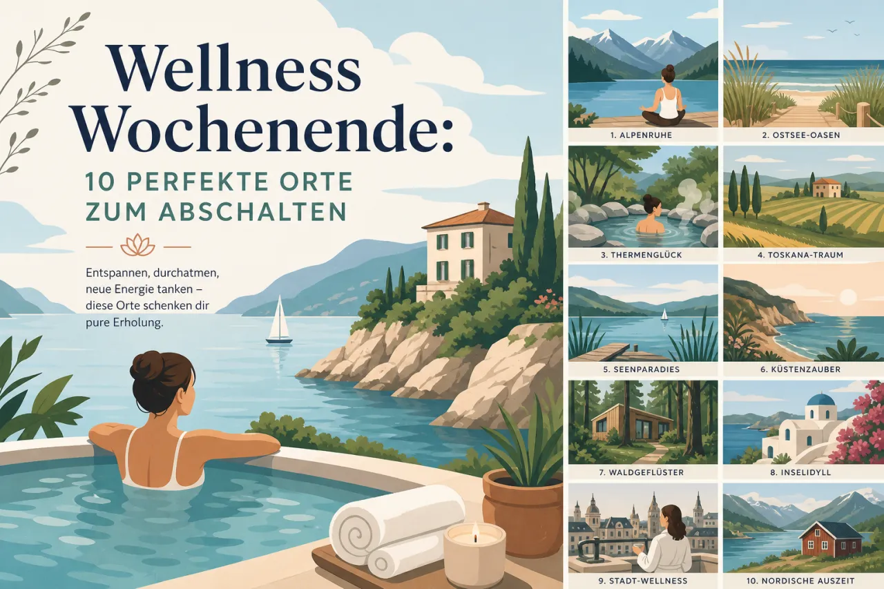 Wellness Wochenende: 10 perfekte Orte zum Abschalten
