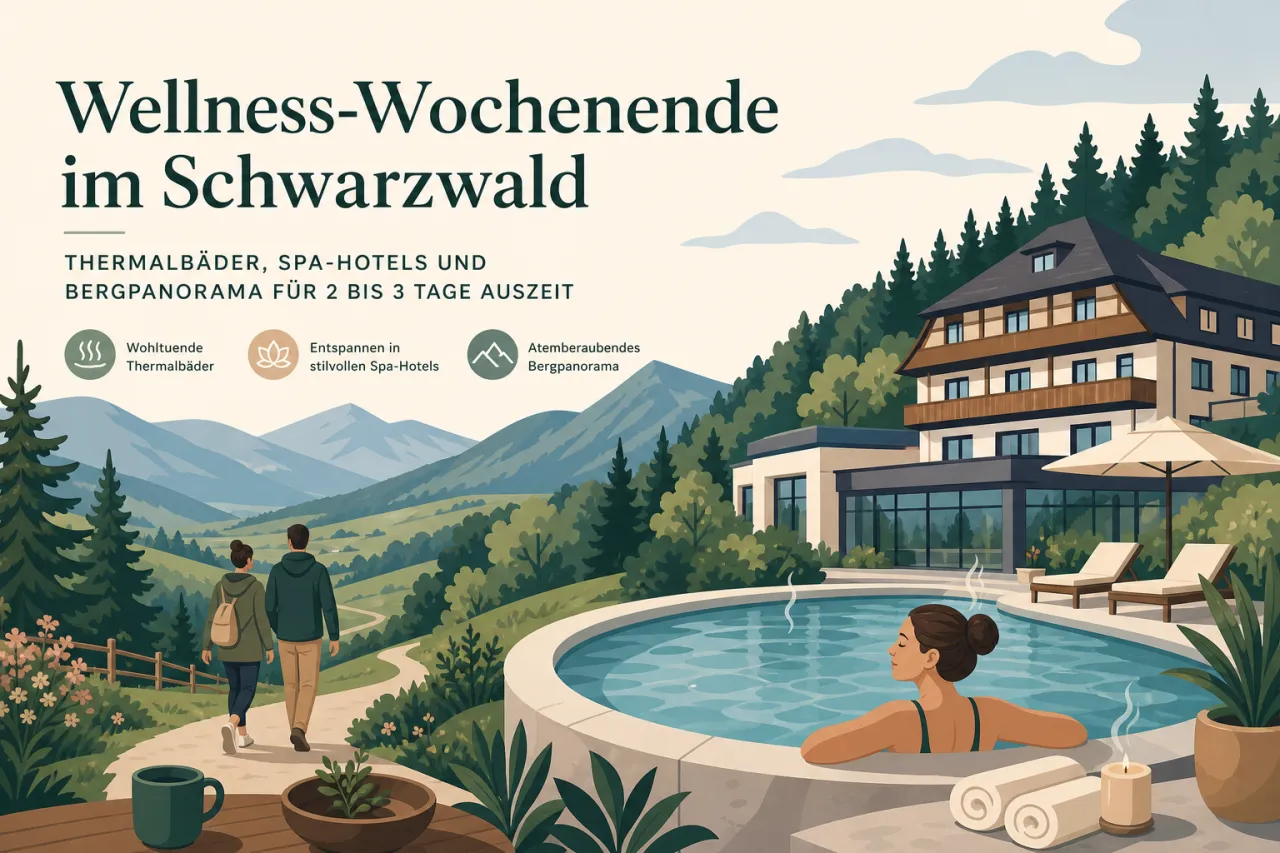 Wellness-Wochenende im Schwarzwald: Thermalbäder, Spa-Hotels und Bergpanorama für 2 bis 3 Tage Auszeit