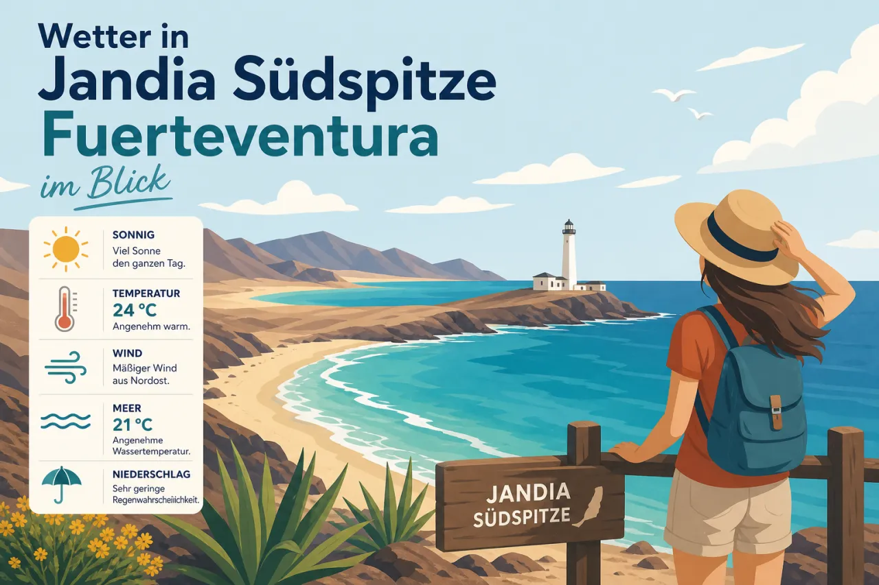 Wetter in Jandía Südspitze Fuerteventura im Blick