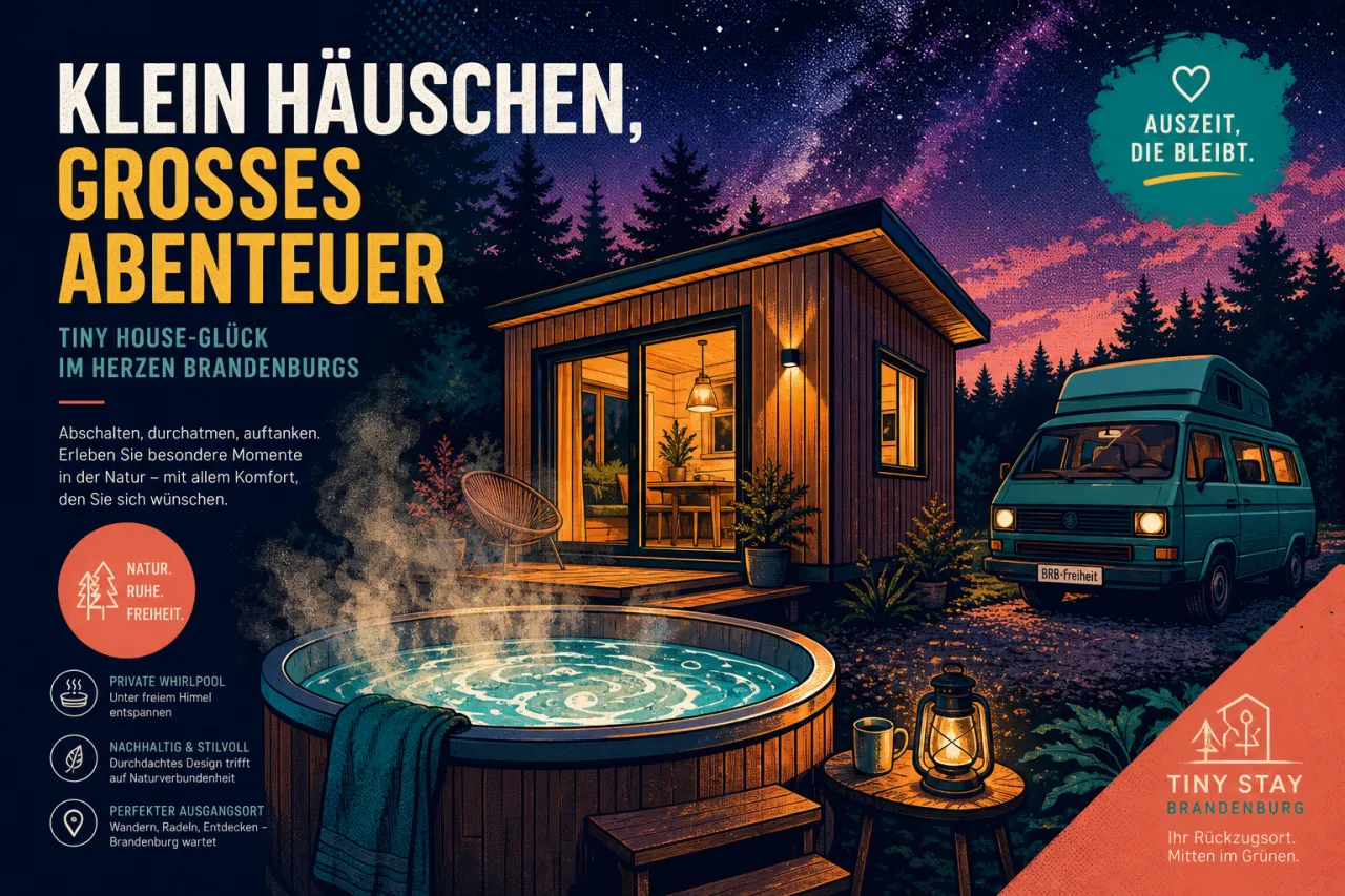 Whirlpool unterm Sternenhimmel: Caravanserei bringt Spa ans Tiny House