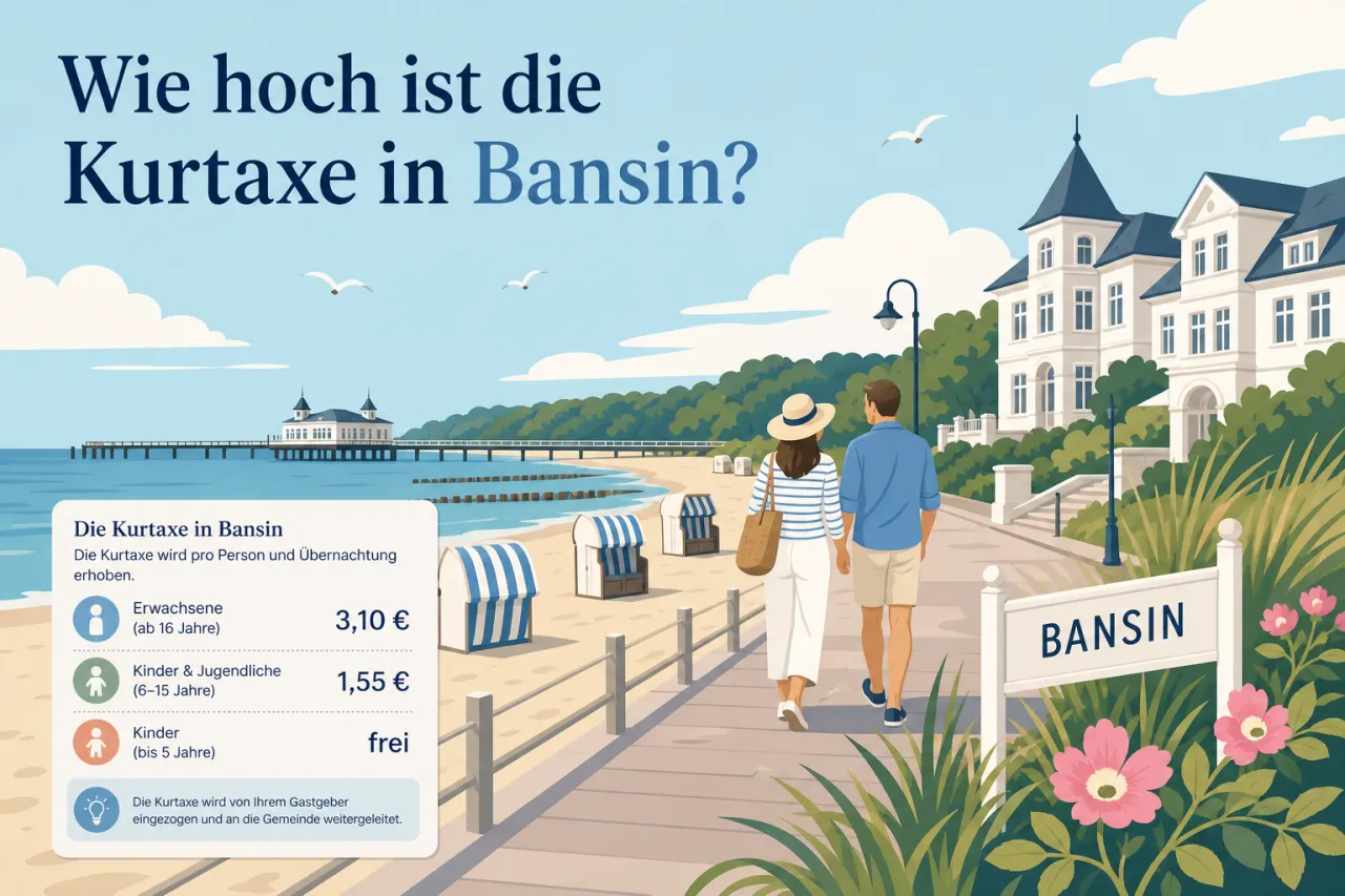 Wie hoch ist die Kurtaxe in Bansin?