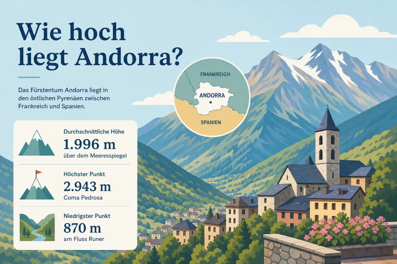Wie hoch liegt Andorra?