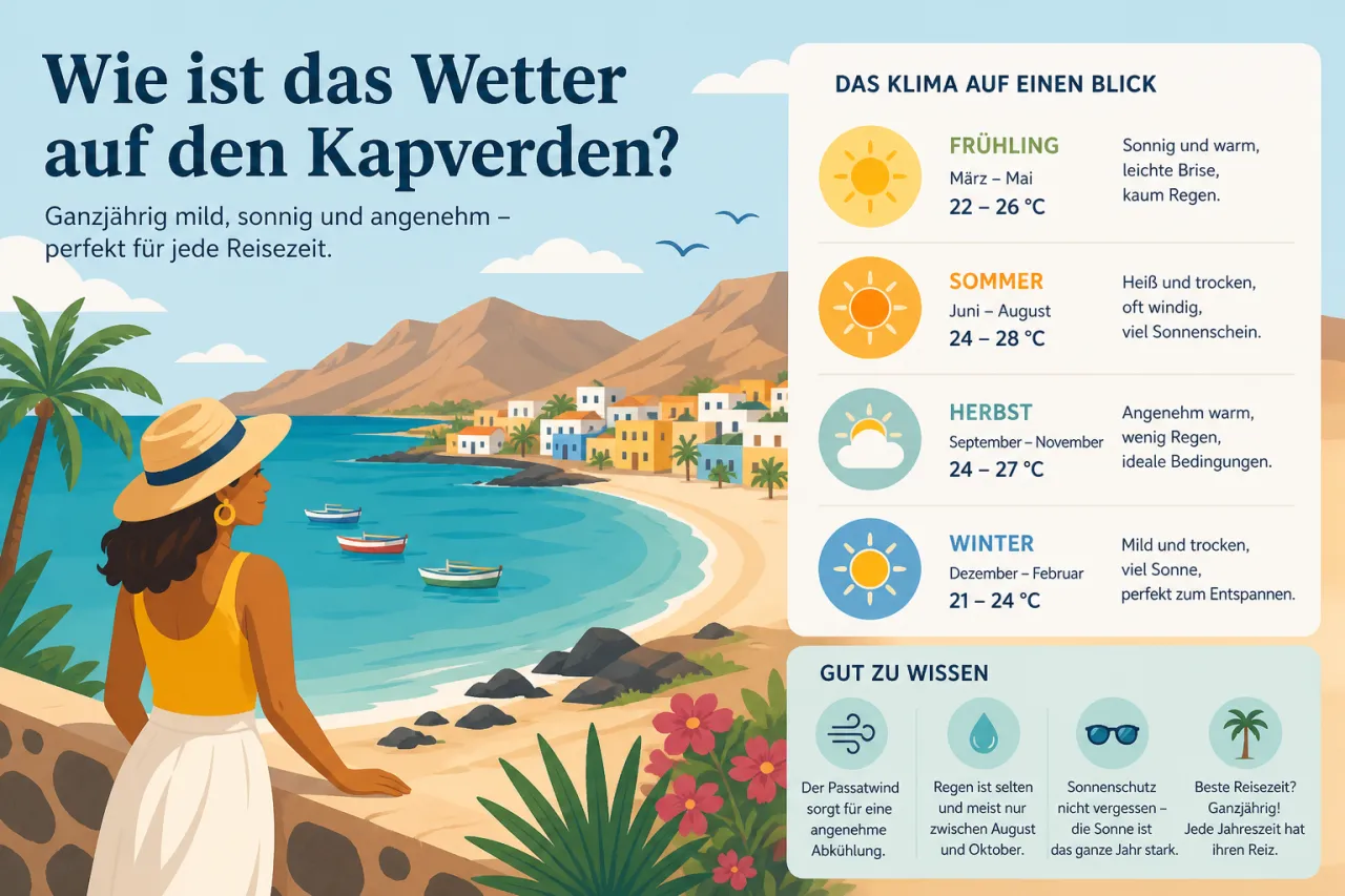 Wie ist das Wetter auf den Kapverden?
