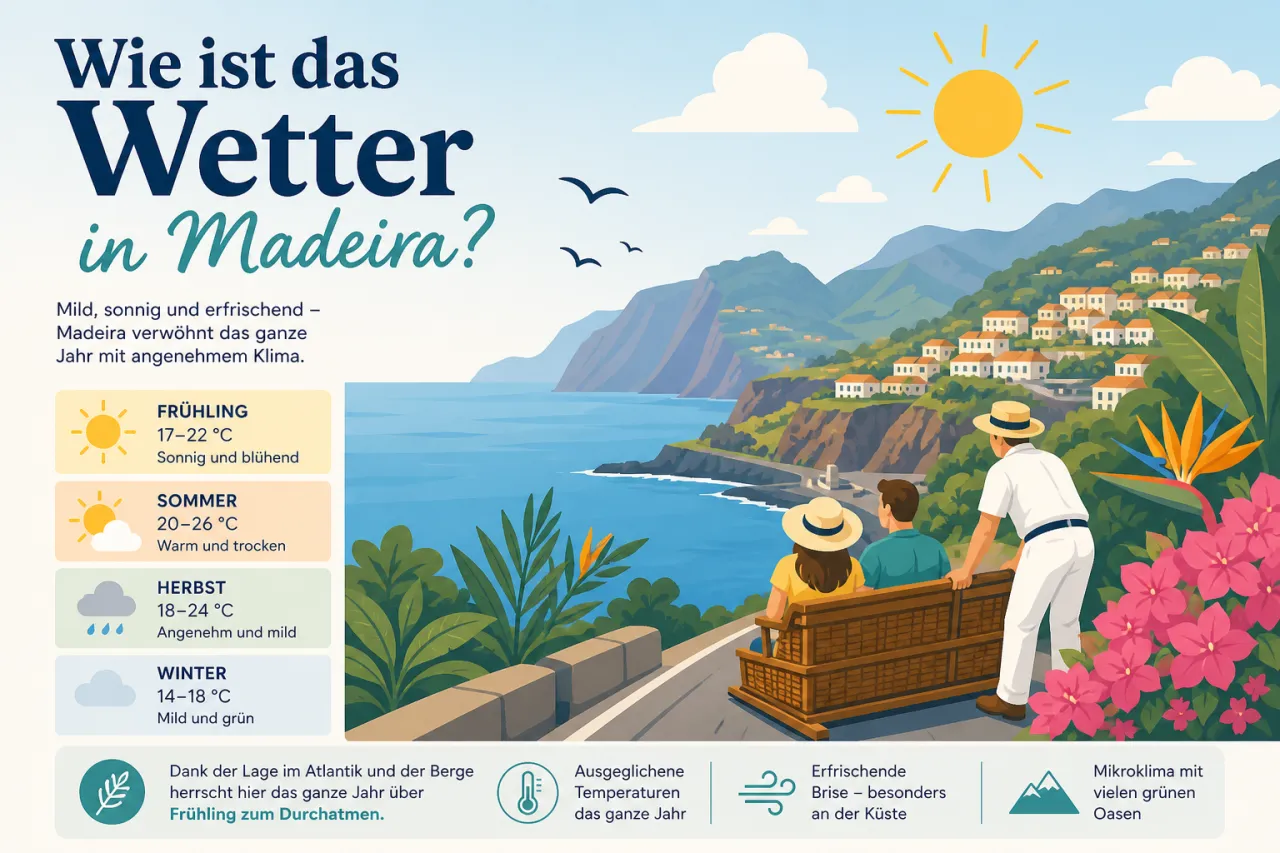 Wie ist das Wetter in Madeira?