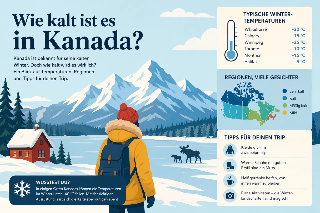 Wie kalt ist es in Kanada?