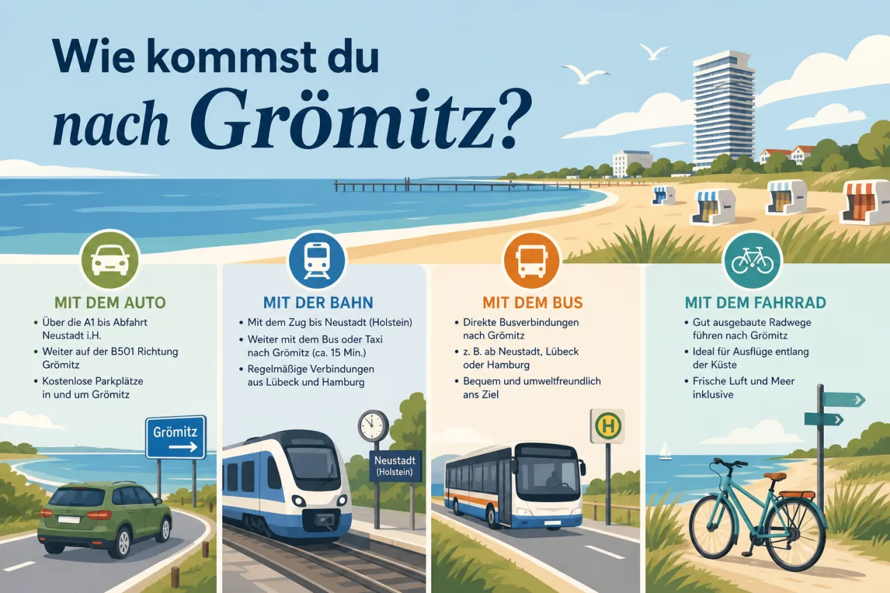 Wie kann ich nach Grömitz kommen?