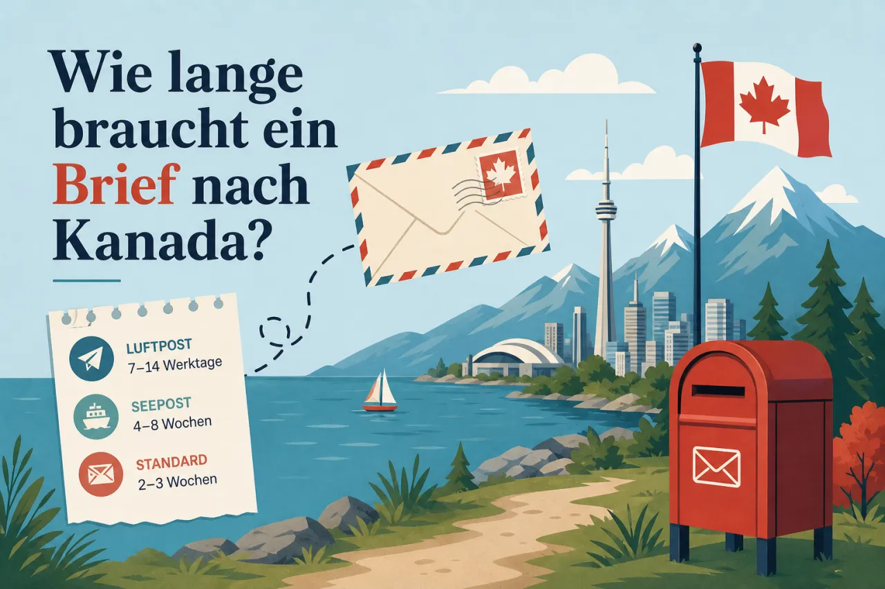 Wie lange braucht ein Brief nach Kanada?