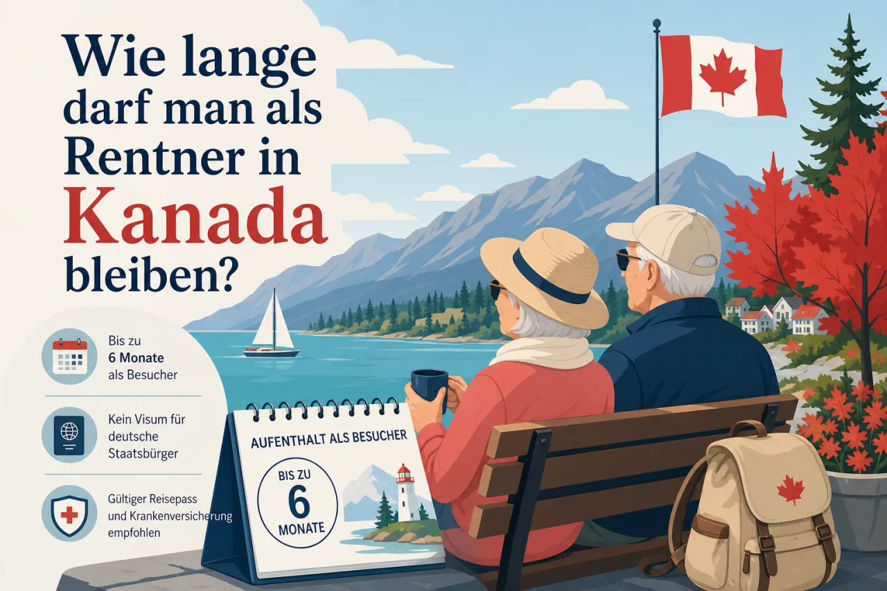 Wie lange darf man als Rentner in Kanada bleiben?