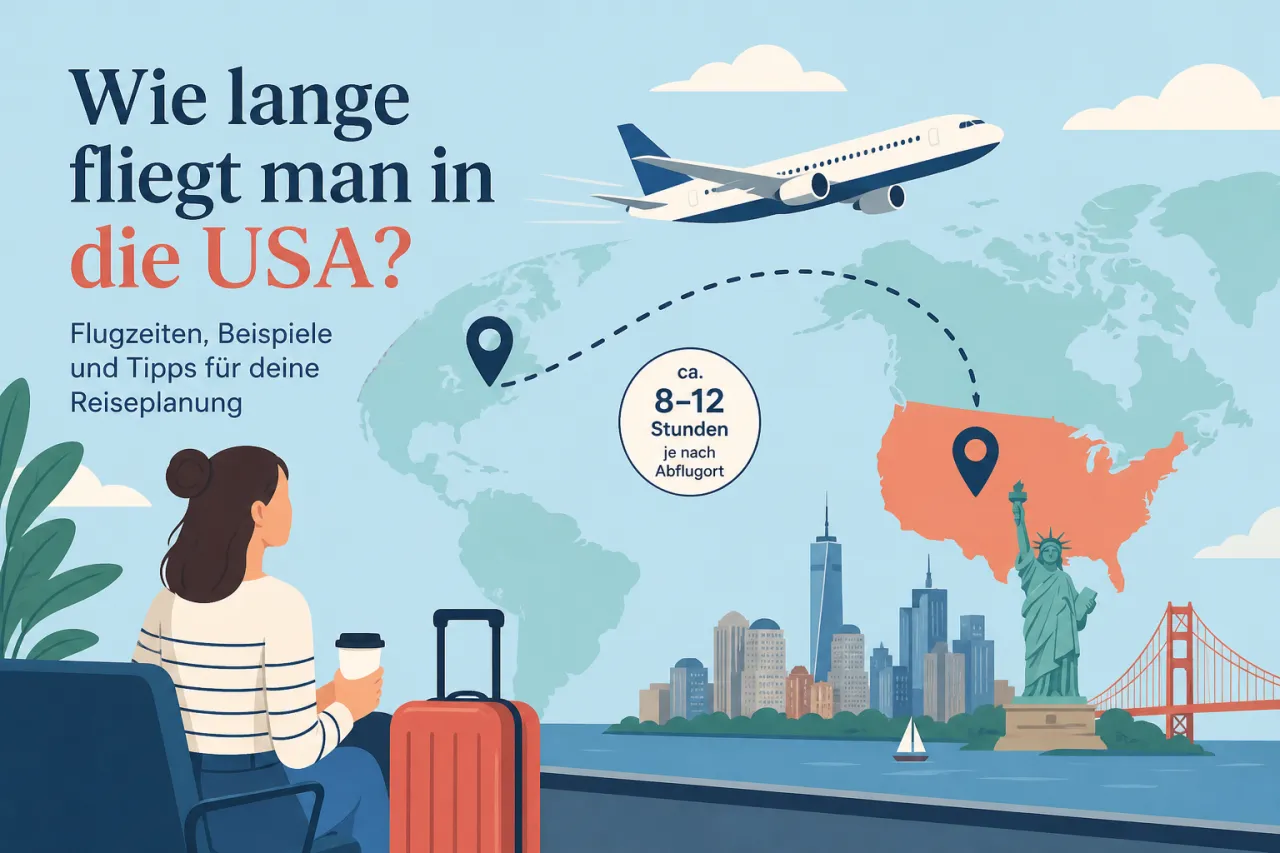 Wie lange fliegt man in die USA?