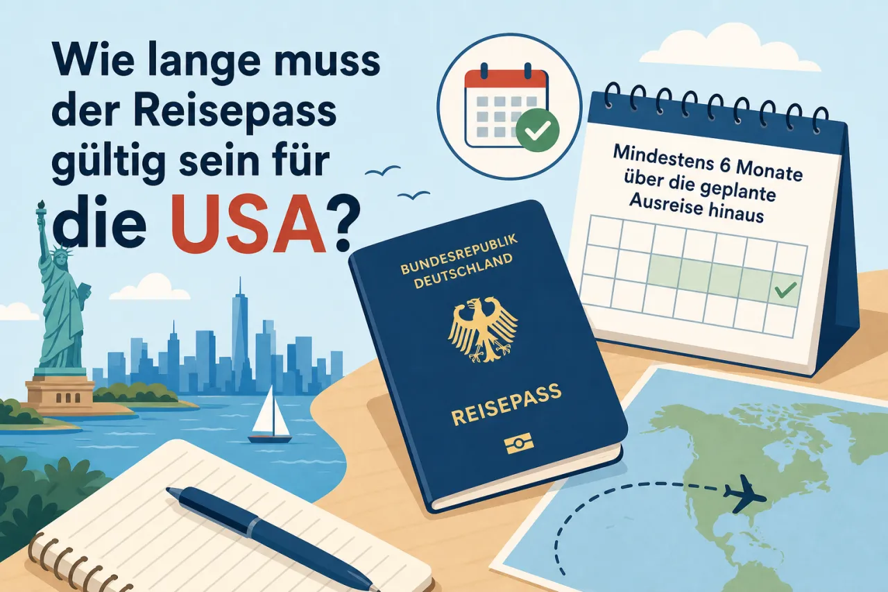Wie lange muss der Reisepass gültig sein für die USA?
