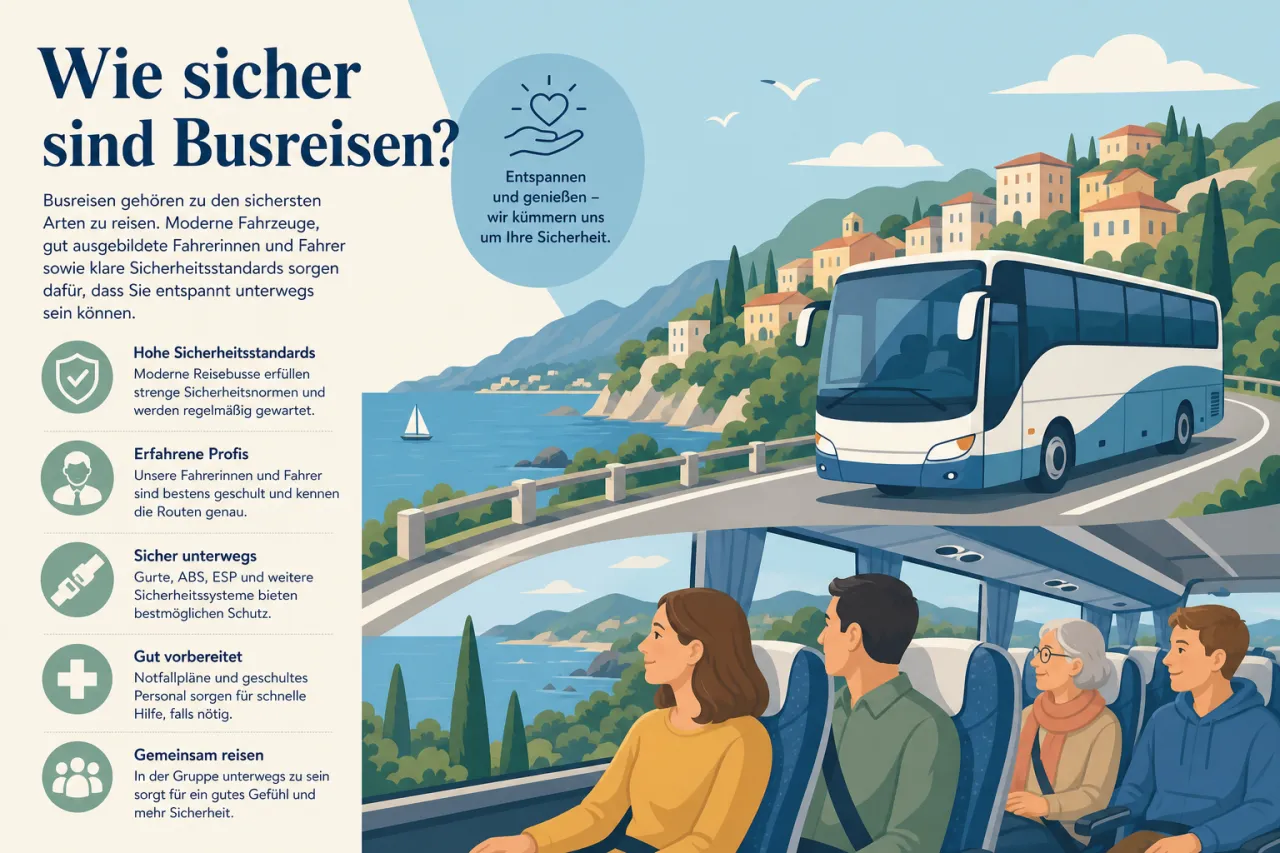 Wie sicher sind Busreisen?