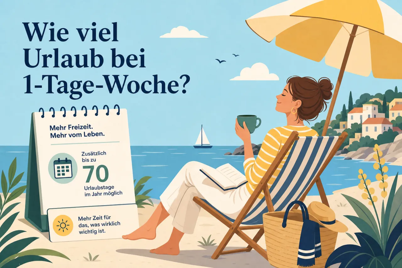 Wie viel Urlaub bei 1-Tage-Woche?