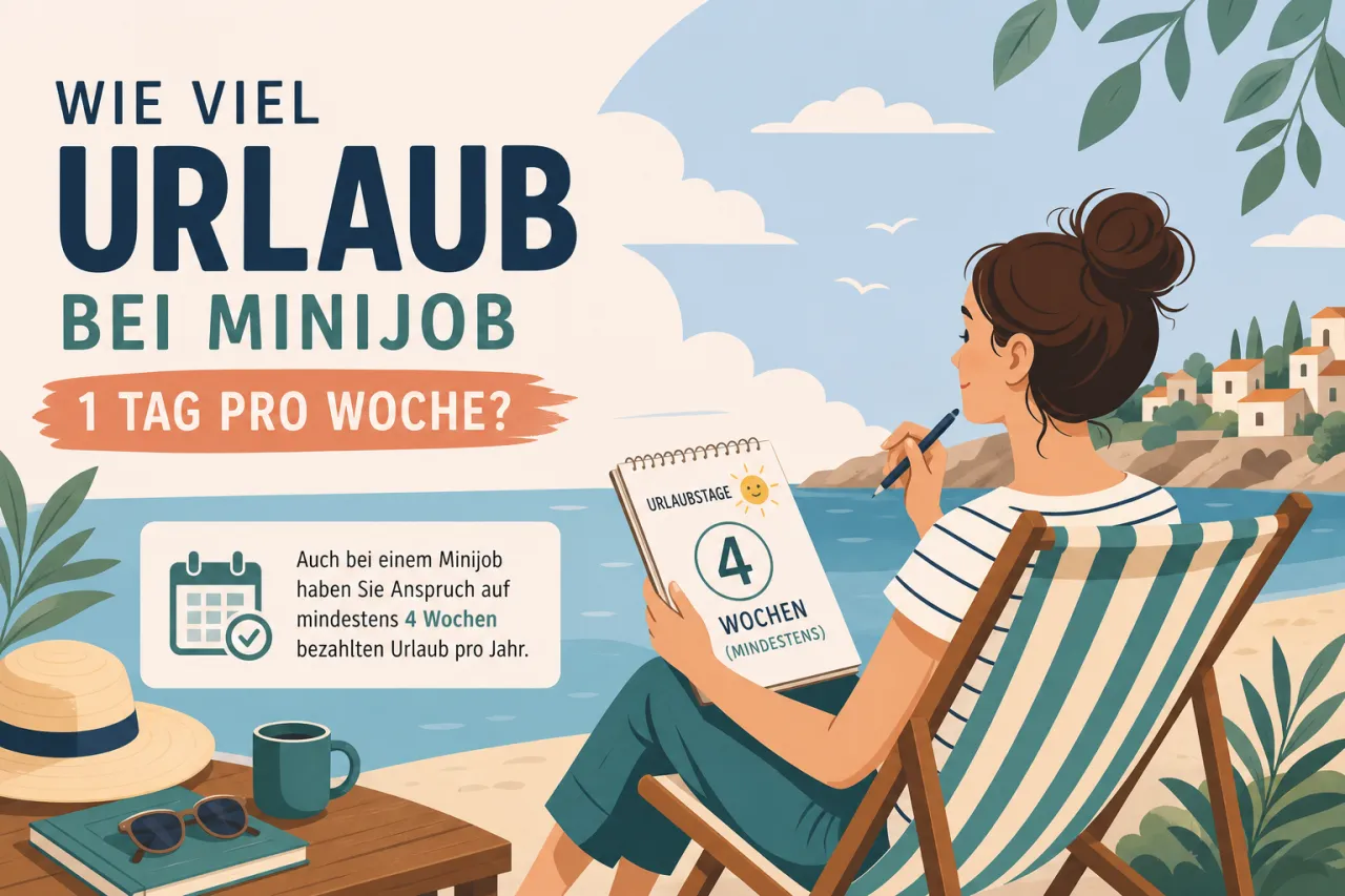 Wie viel Urlaub bei Minijob 1 Tag pro Woche?