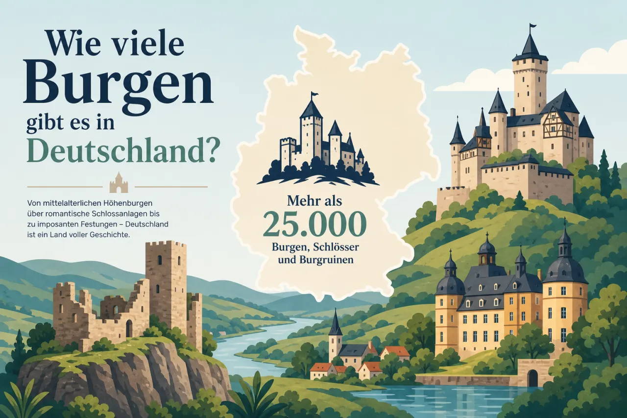 Wie viele Burgen gibt es in Deutschland?