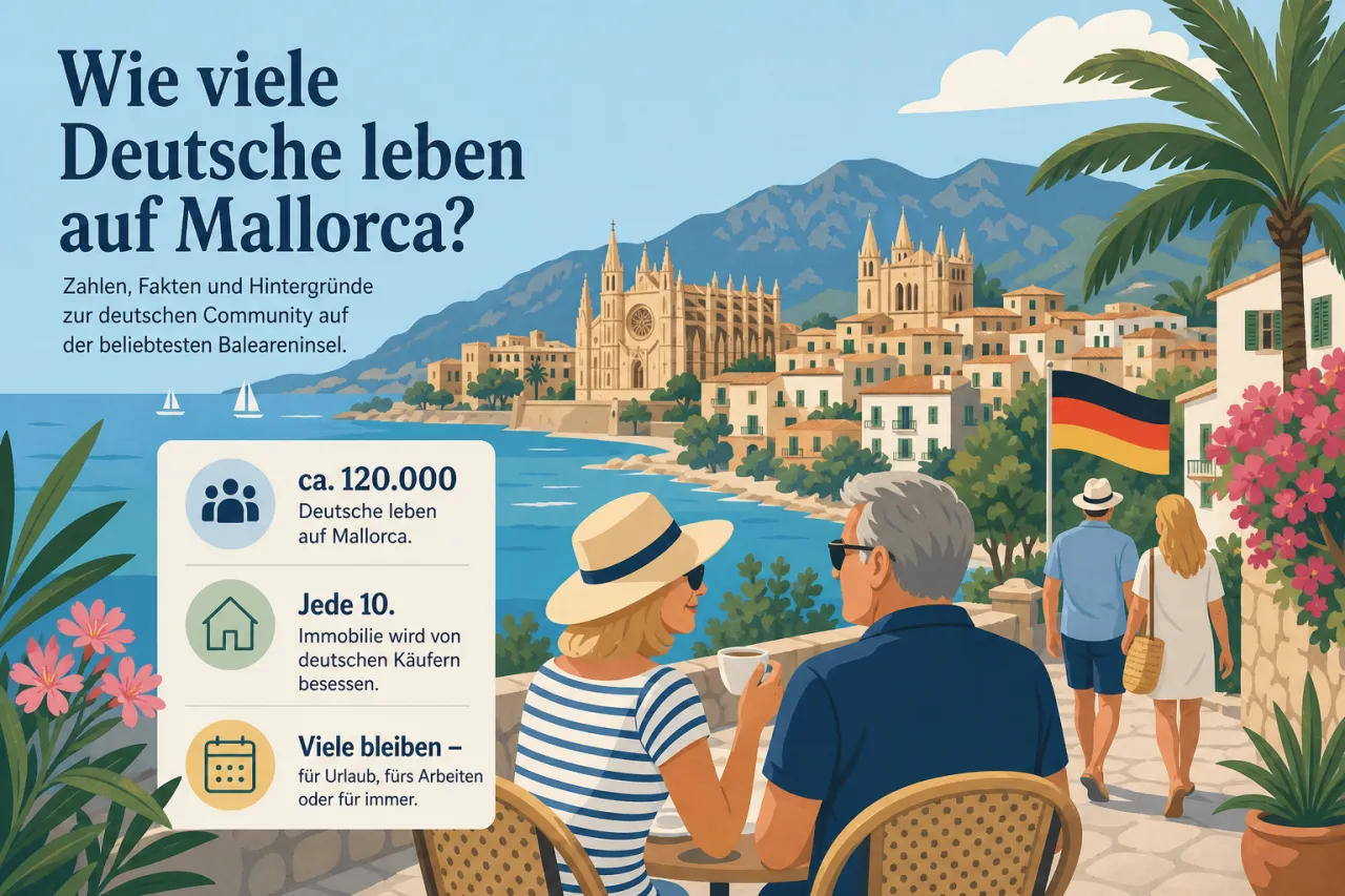 Wie viele Deutsche leben auf Mallorca?