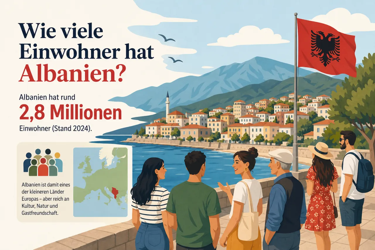 Wie viele Einwohner hat Albanien?