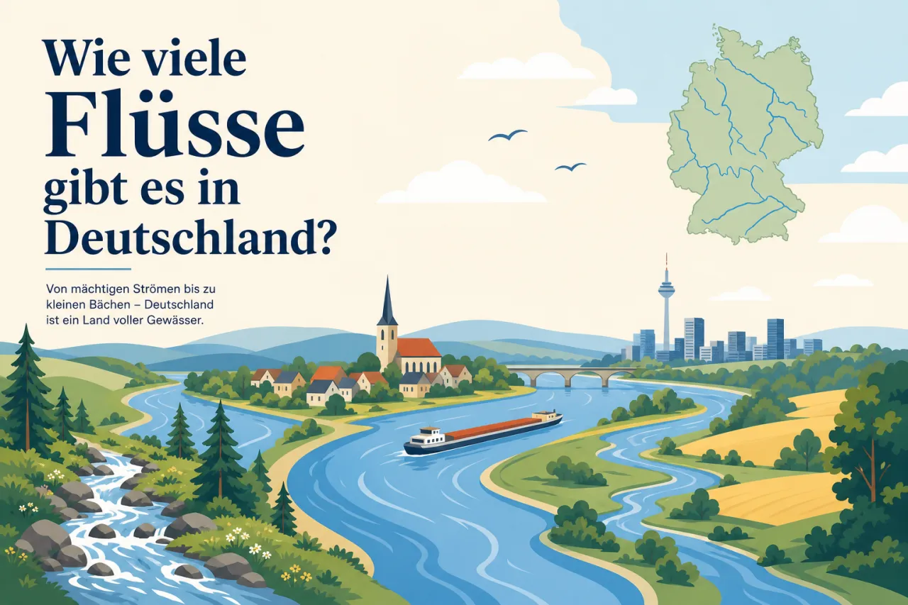 Wie viele Flüsse gibt es in Deutschland?