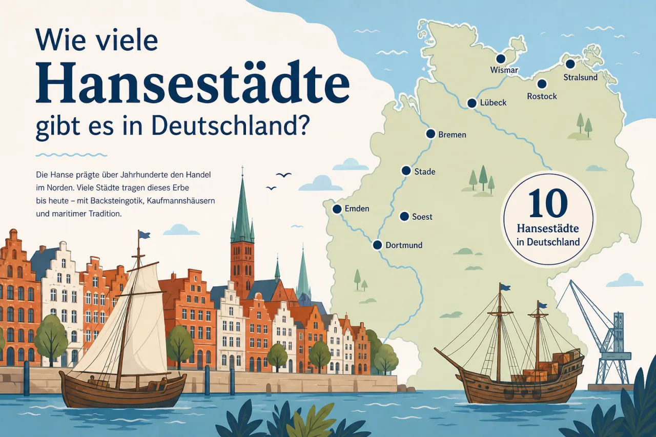 Wie viele Hansestädte gibt es in Deutschland?