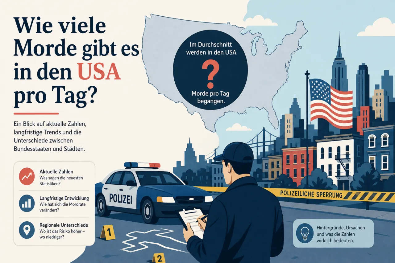 Wie viele Morde gibt es in den USA pro Tag?