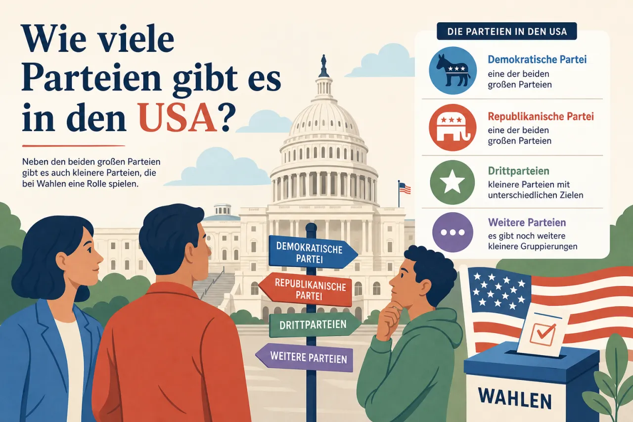 Wie viele Parteien gibt es in den USA?