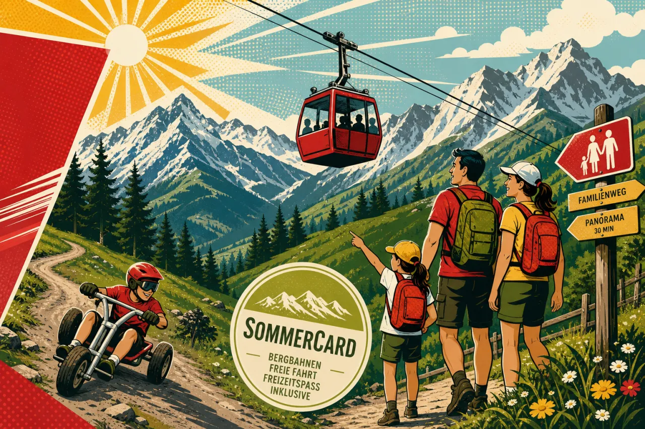 Wildkogel-Arena im Juni: Bergsommer mit Bahn, Trails und Familienwegen