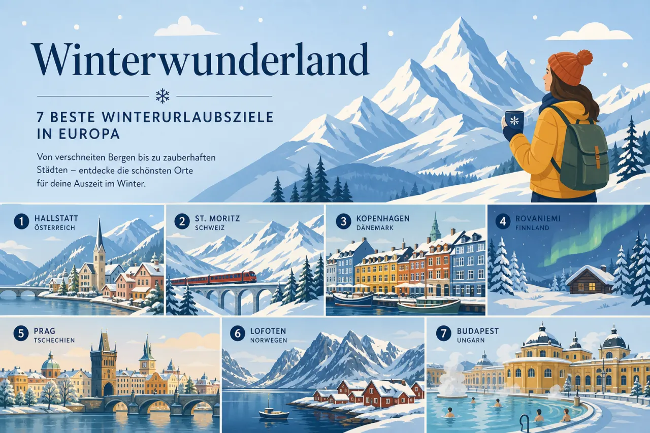 Winterwunderland – 7 beste Winterurlaubsziele in Europa