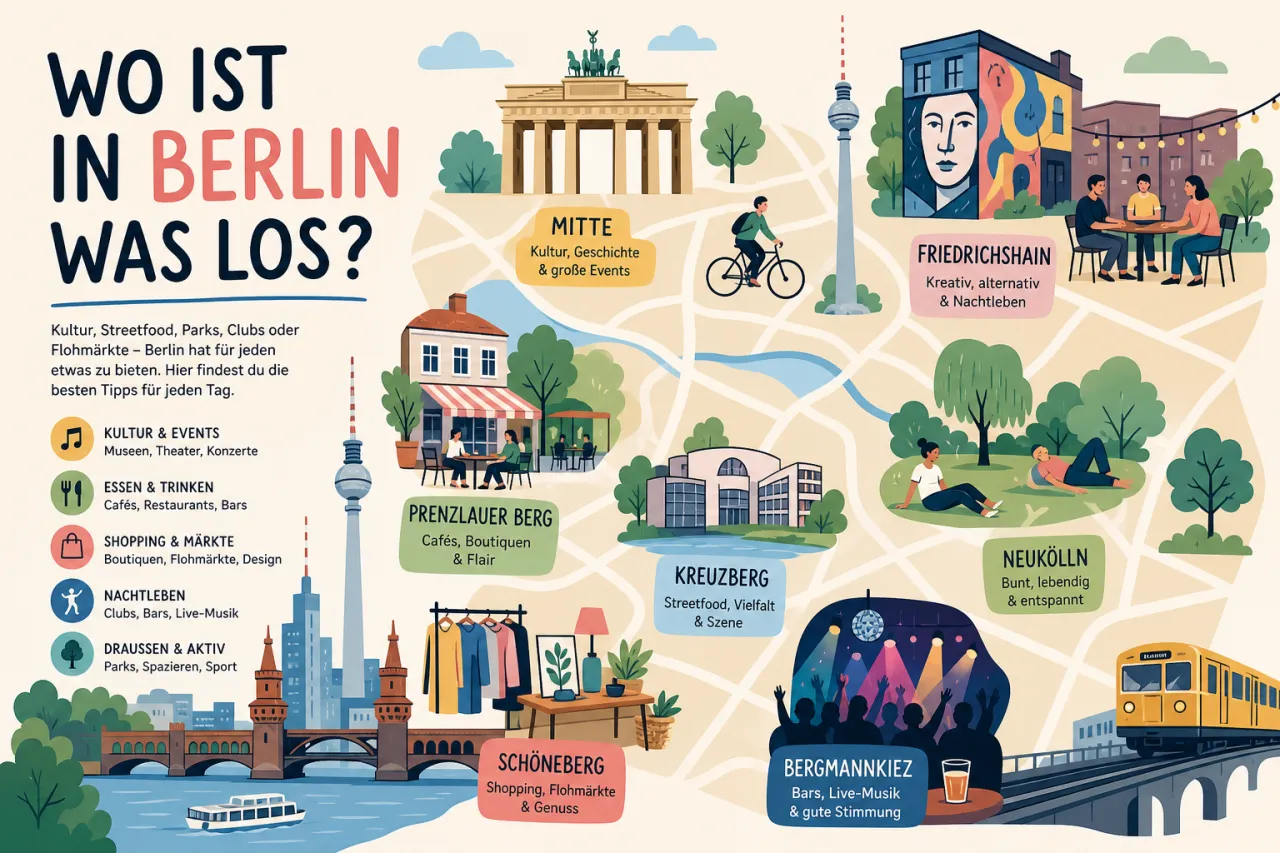Wo ist in Berlin was los?