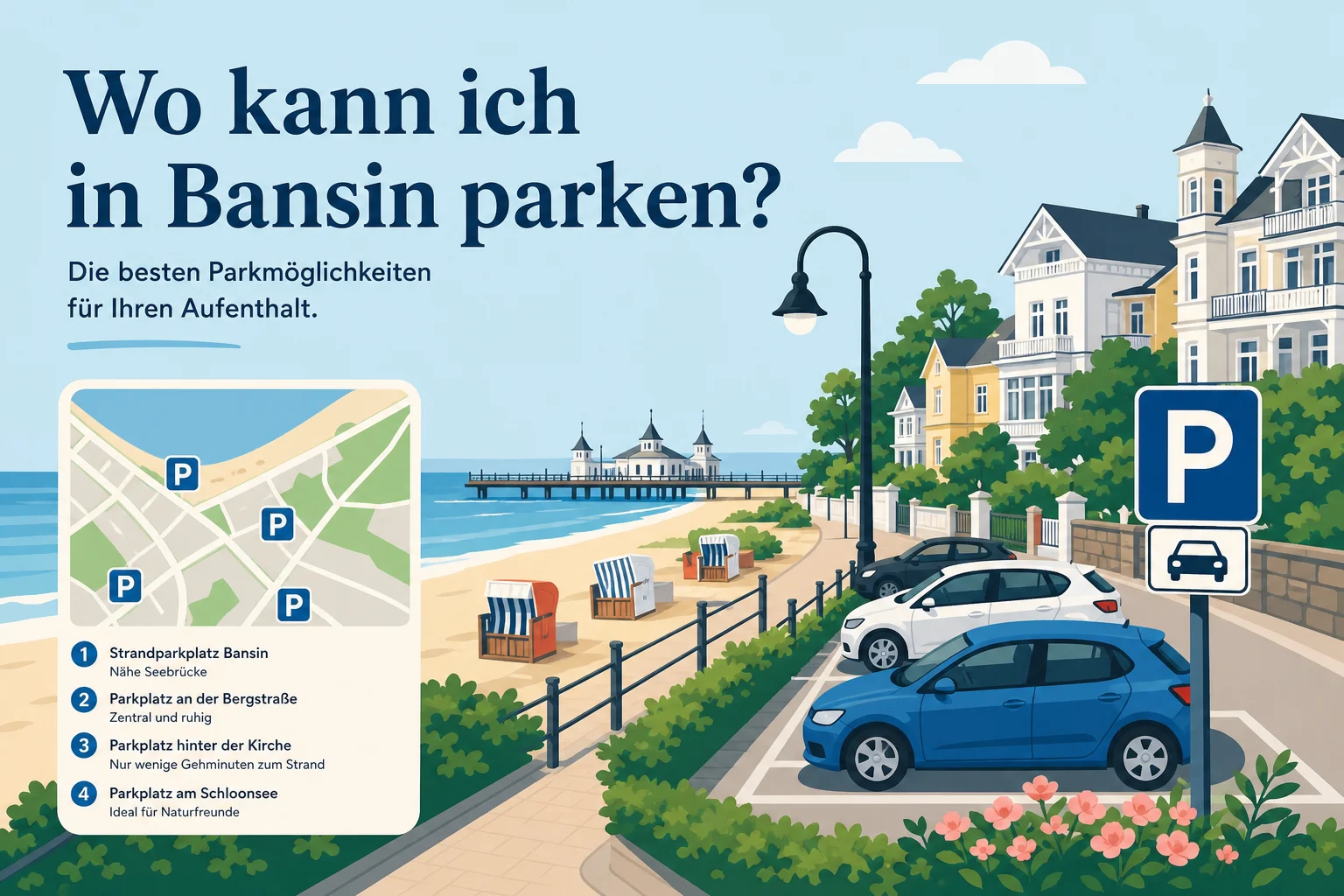 Wo kann ich in Bansin parken?