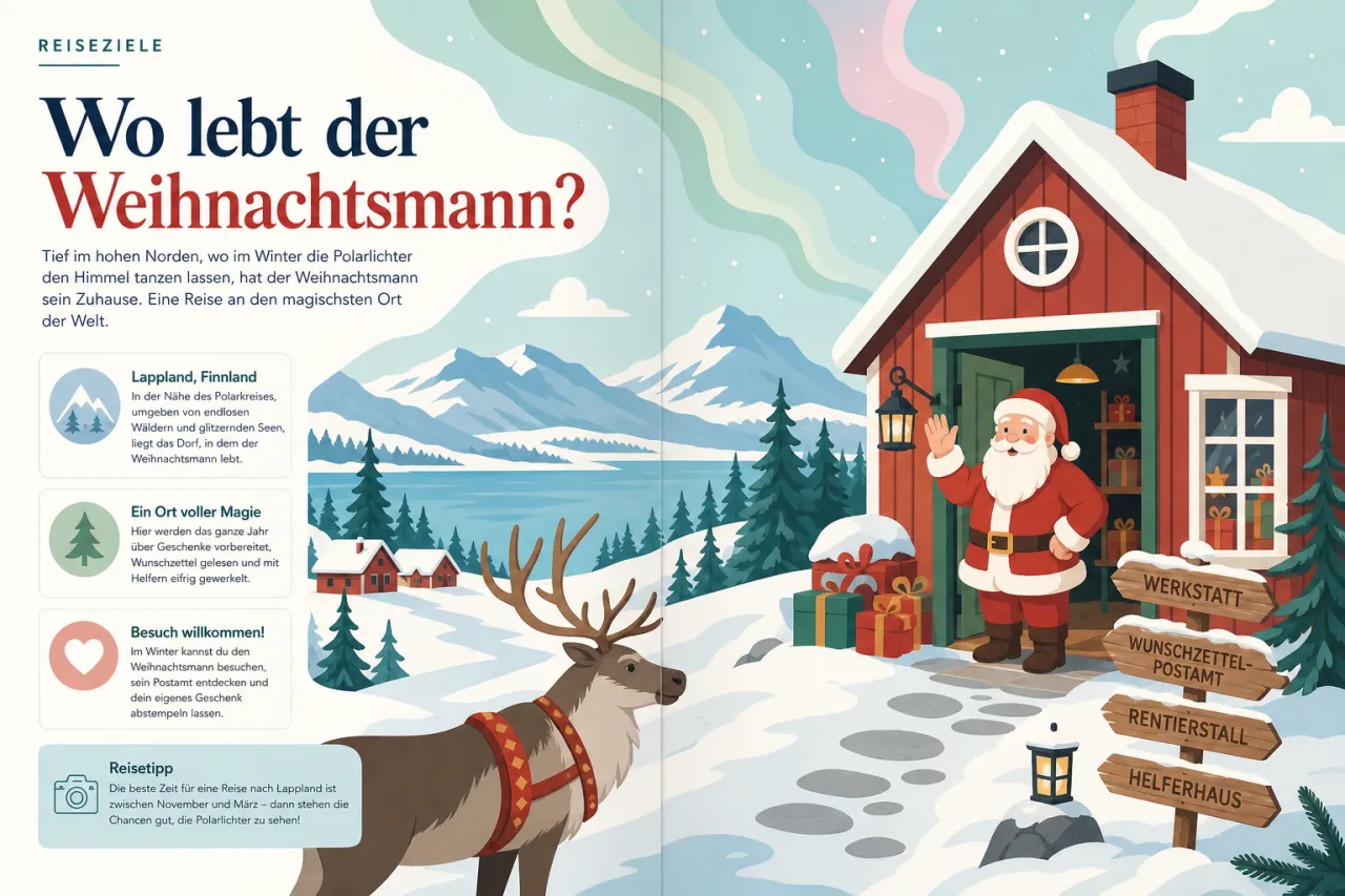 Wo lebt der Weihnachtsmann?