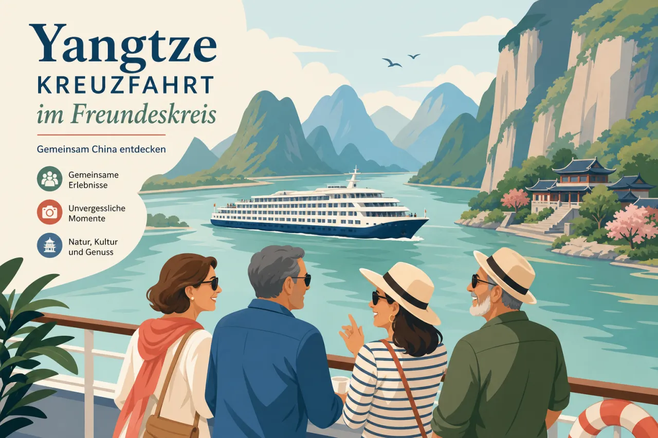 Yangtze Kreuzfahrt im Freundeskreis