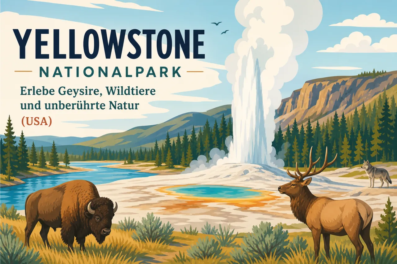 Yellowstone Nationalpark: Erlebe Geysire, Wildtiere und unberührte Natur