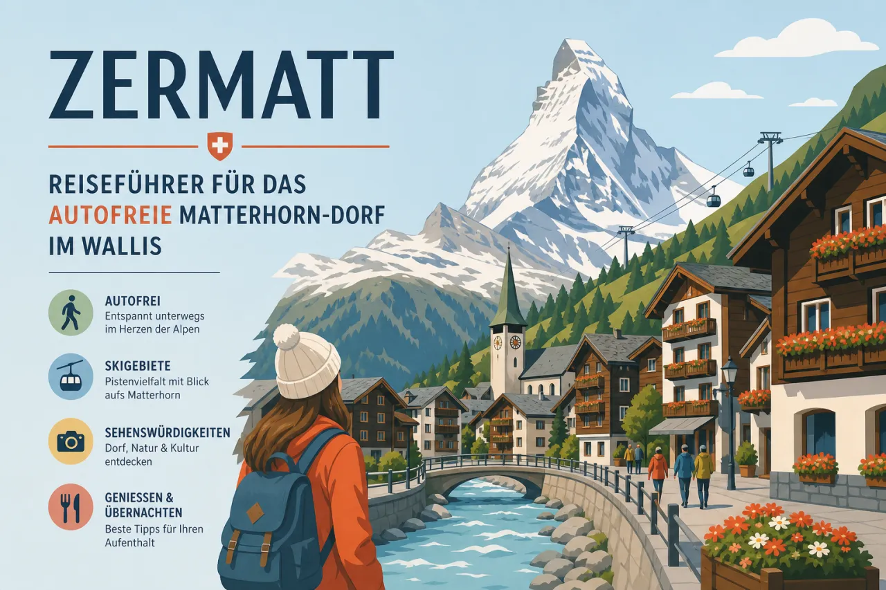 Zermatt: Reiseführer für das autofreie Matterhorn-Dorf im Wallis