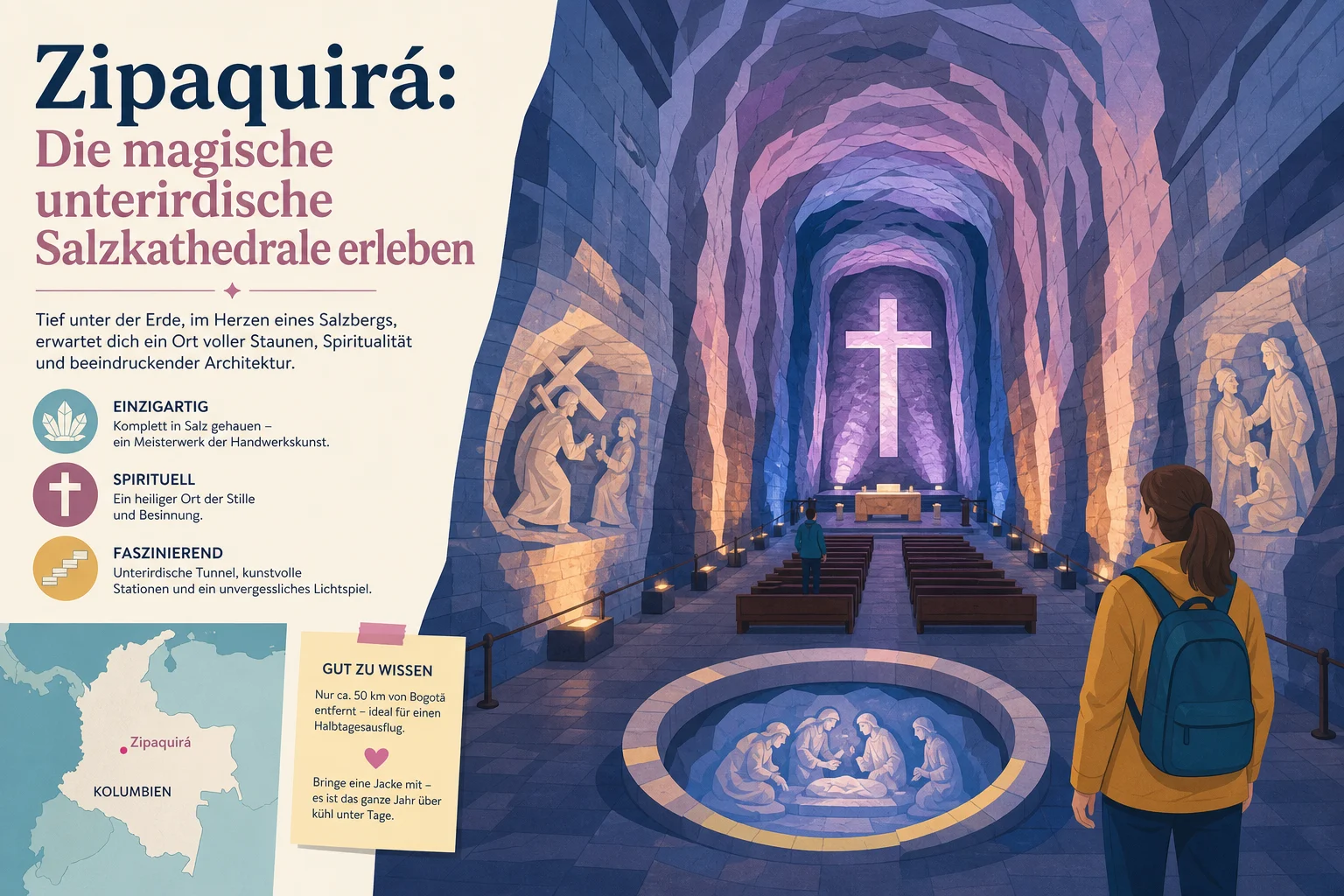Zipaquirá: Salzkathedrale, Altstadt und Tipps für deinen Besuch