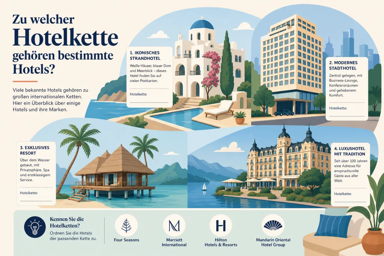 Zu welcher Hotelkette gehören bestimmte Hotels?