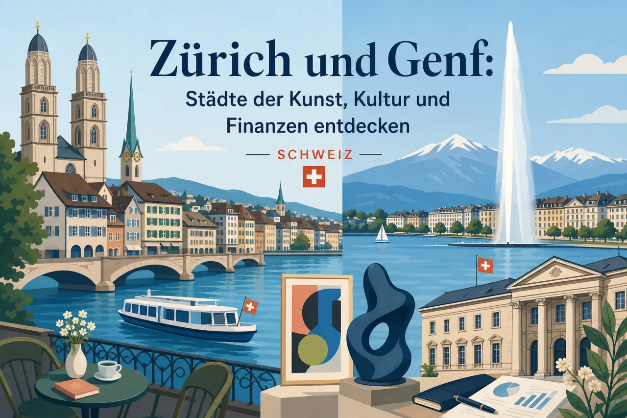 Zürich und Genf: Städte der Kunst, Kultur und Finanzen entdecken