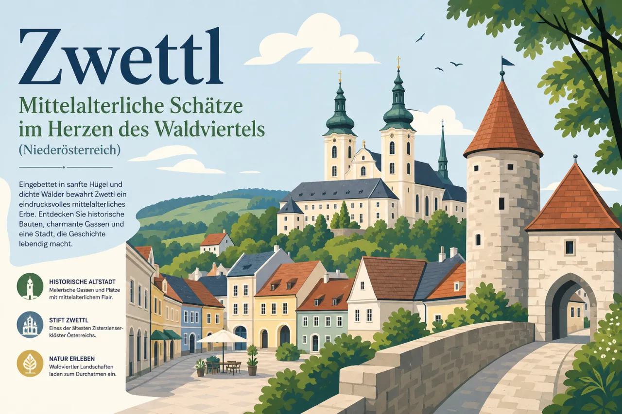 Zwettl: Mittelalterliche Schätze im Herzen des Waldviertels