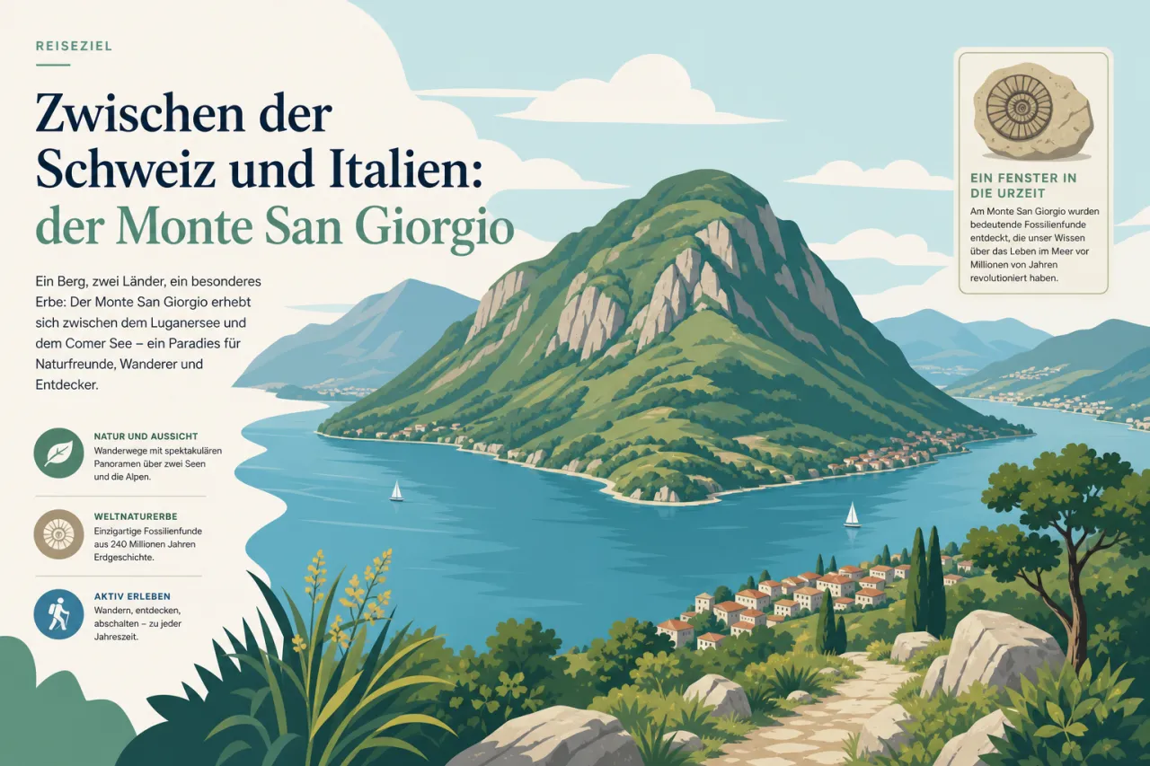 Monte San Giorgio: Wandern, Fossilien und Tessiner Küche