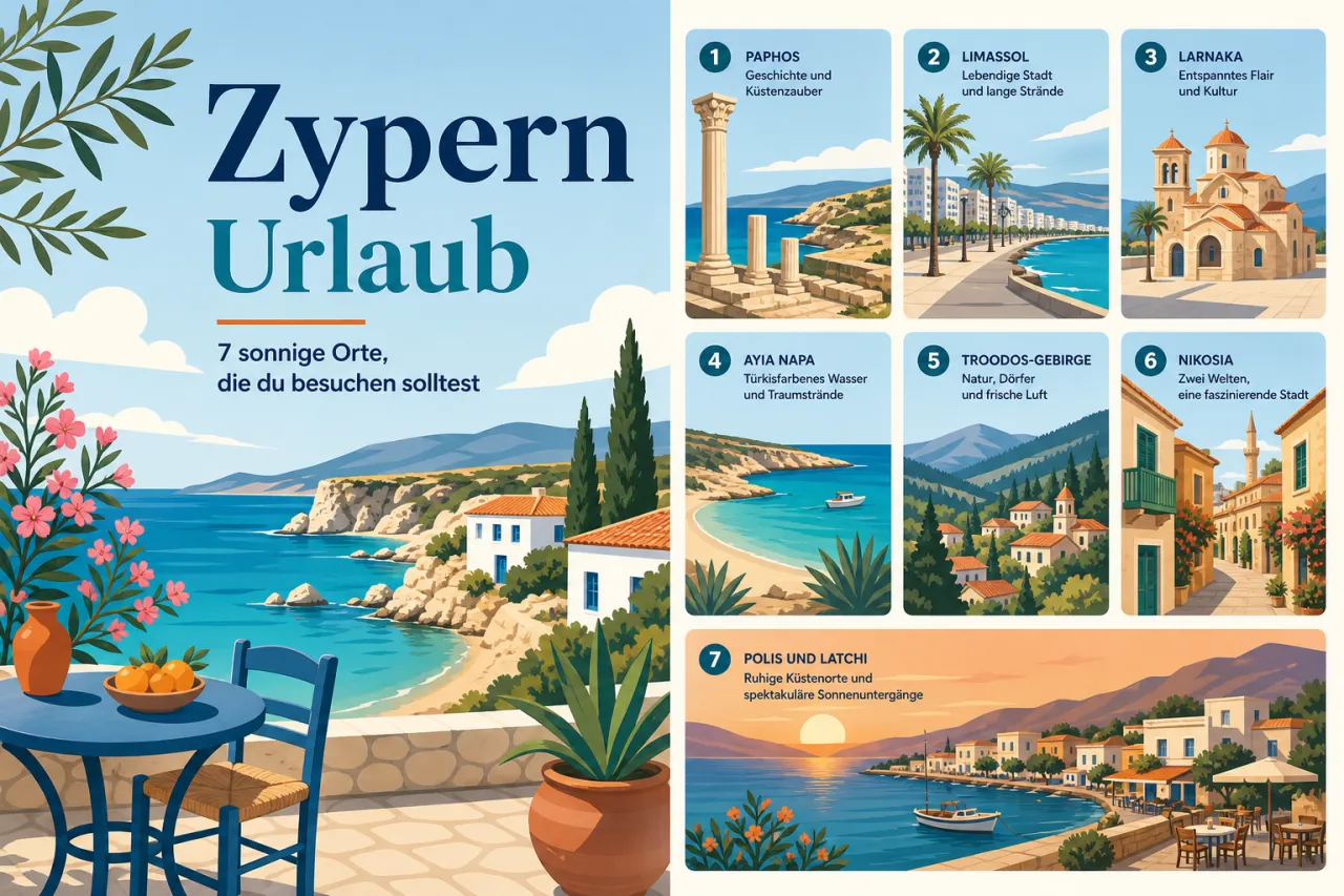 Zypern Urlaub: 7 sonnige Orte, die du besuchen solltest