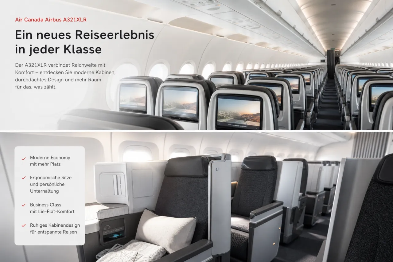 Air Canada startet mit dem ersten A321XLR in den Linienbetrieb