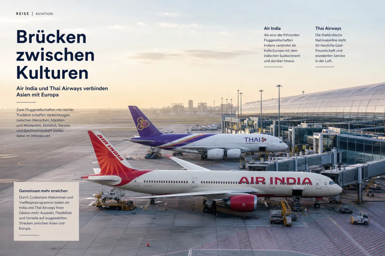 Air India und Thai Airways planen engeres Codeshare
