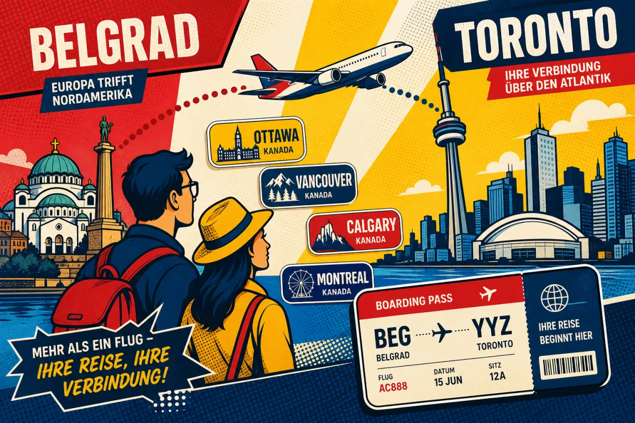 Air Serbia und WestJet schließen Partnerschaft für Kanada-Umsteiger