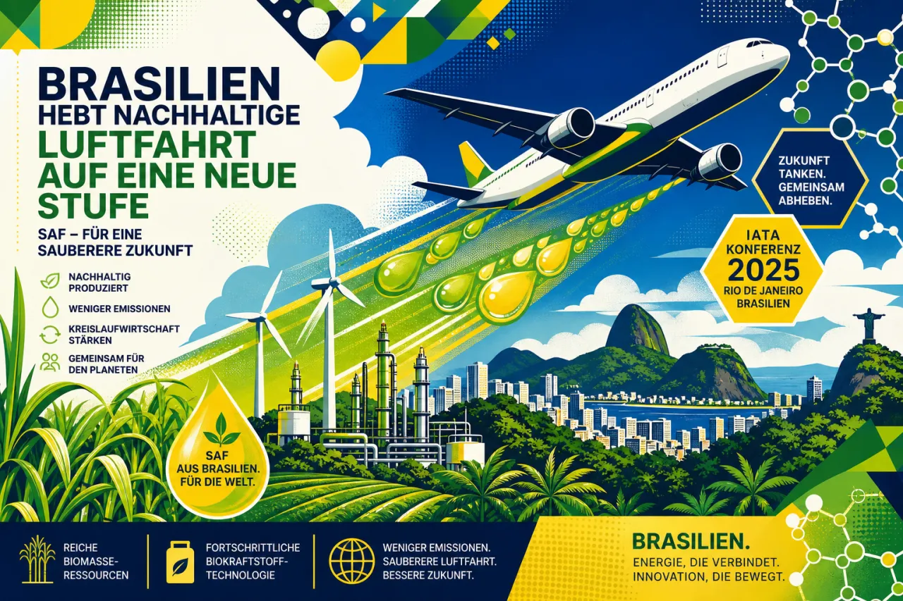 Brasiliens SAF-Chance: Warum das Land für Flugkraftstoffe wichtig wird