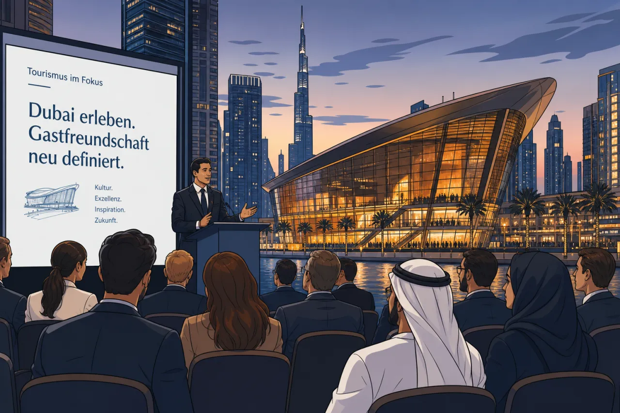 Dubai Opera als Schauplatz des DET City Briefings mit Branchenvertretern