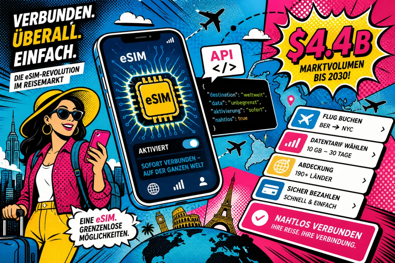 eSIM im Reisevertrieb: Was OTAs jetzt wissen müssen